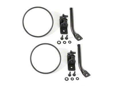 Rugged Ridge 97-18 Jeep Wrangler Textured Black Round Stubby Trail - 11025.21