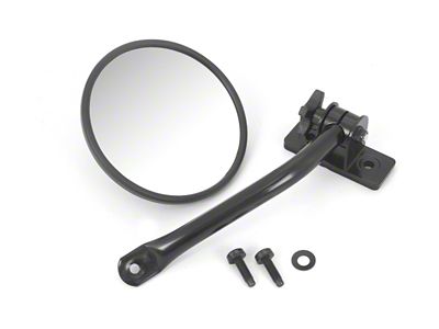Rugged Ridge 97-18 Jeep Wrangler TJ/JK Black Quick Release Mirror - 11025.10