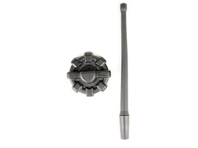 Rugged Ridge 9in Reflex Antenna with Base 07-20 JK/JL/JT - 17212.42