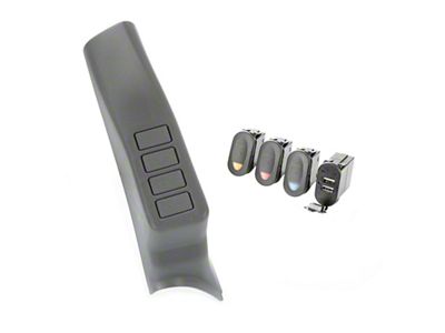 Rugged Ridge A-Pillar Pod Kit 3 Switch USB 07-10 JK/JKU - 17235.88