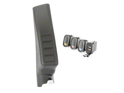 Rugged Ridge A-Pillar Pod Kit 3 Switch USB 11-18 JK/JKU - 17235.98