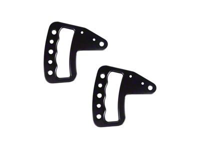 Rugged Ridge Aluminum Grab Handles Front Pair Black 07-18 Jeep - 13505.51