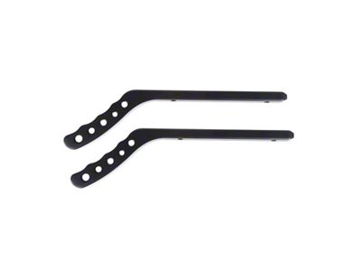 Rugged Ridge Aluminum Grab Handles Rear Pair Black 07-18 Jeep - 13505.52