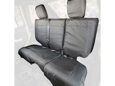 Rugged Ridge Ballistic Seat Cvr Rear Black 840D 07-10 JK - 13266.06