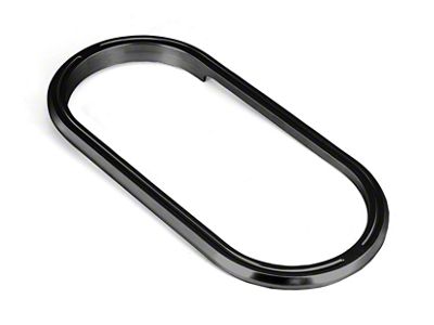 Rugged Ridge Billet Alum Shifter Bezel Black Auto 07-10 Jeep - 11422.11
