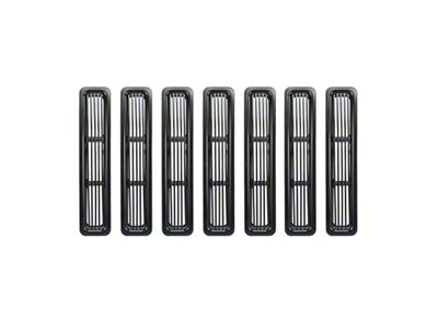 Rugged Ridge Billet Grille Inserts Black 97-06 Jeep Wrangler - 11401.03