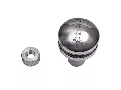Rugged Ridge Billet Transfer Case Knob Alum 87-95 Jeep Wrangler - 11420.24