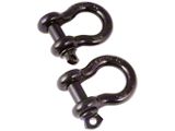 Rugged Ridge Black 7/8th Inch D-Shackles - 11235.06