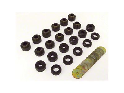 Rugged Ridge Body Mount Kit Black 97-03 Jeep Wrangler - 1-107BL