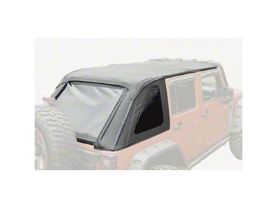 Rugged Ridge Bowless Soft Top Black Diamond 4-Door 07-18 Jeep - 13750.38