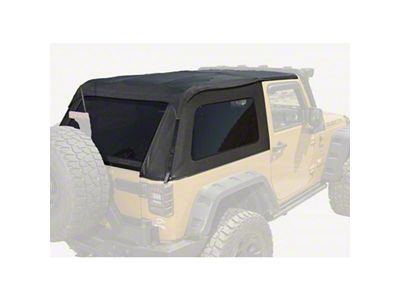 Rugged Ridge Bowless Top 2-Door Black Diamond 07-18 Jeep Wrangler - 13750.39
