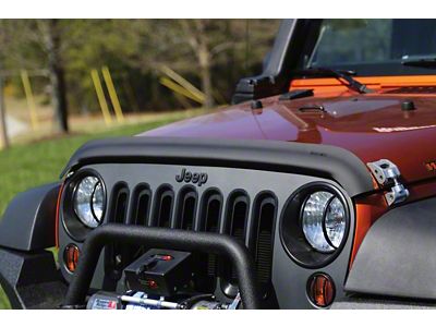 Rugged Ridge Bug Deflector Matte Black 07-18 Jeep Wrangler - 11348.02