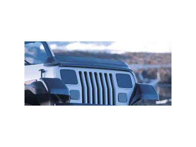 Rugged Ridge Bug Deflector Smoke 87-06 Jeep Wrangler - 11350.01
