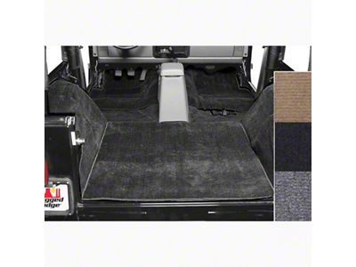 Rugged Ridge Deluxe Carpet Kit Black 76-95 Jeep CJ / - 13690.01