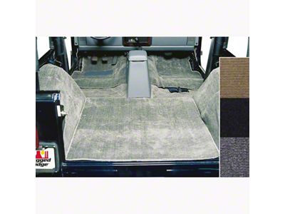 Rugged Ridge Deluxe Carpet Kit Gray 76-95 Jeep CJ / - 13690.09