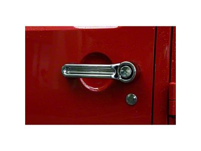Rugged Ridge Door Handle Cover Kit Chrome 07-18 Jeep Wrangler - 13311.11