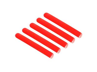 Rugged Ridge Door Handle Inserts Red 07-18 Jeep Wrangler JK - 13311.45