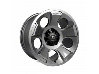 Rugged Ridge Drakon Gunmetal Wheel; 17x9; -12mm Offset; 5x127mm Bolt Pattern; 71.50mm Hub Bore