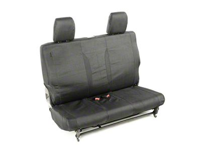 Rugged Ridge E-Ballistic Seat Cover Rear Black 07-10 JK 2Dr - 13266.01