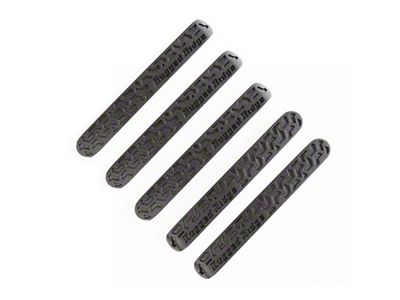 Rugged Ridge Elite Dr Hndle Inserts Black Tread 4Dr 07-18 - 13311.49