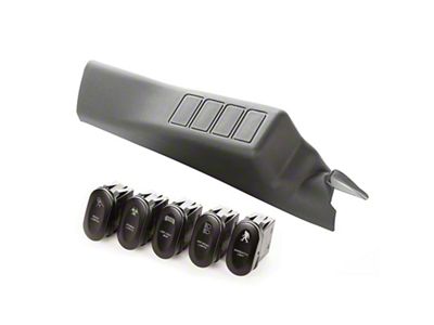 Rugged Ridge Etched A-Pillar 4 Switch Pod Kit LHD 11-18 - 17235.71