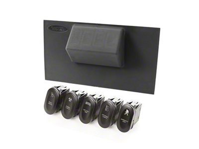 Rugged Ridge Etched Lower 4 Switch Panel Kit 07-10 JK - 17235.72