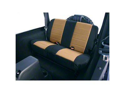 Rugged Ridge Fabric Rear Seat Covers 03-06 Jeep Wrangler TJ - 13282.04
