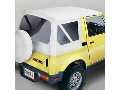 Rugged Ridge Factory S-Top White Denim Clear Windows Samurais - 53701.52