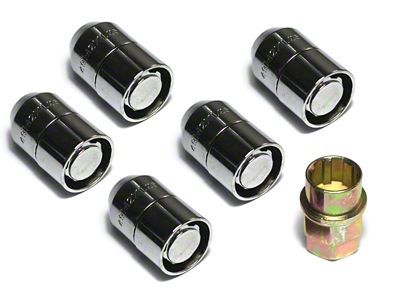 Rugged Ridge Five Piece Wheel Lock Set 1/2 -20 Thread - 16715.20