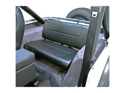 Rugged Ridge Fixed Rear Seat Black 55-95 Jeep CJ / - 13461.01