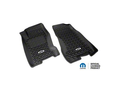 Rugged Ridge Floor Liner Front Black 1999-2004 Jeep Logo Grand - DMC-12920.27
