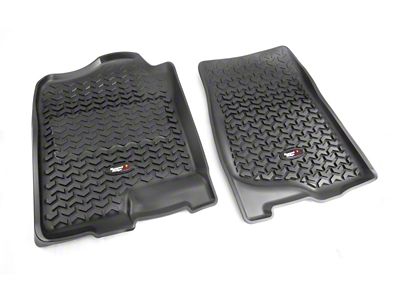 Rugged Ridge Floor Liner Front Black 2007-2013 Chevrolet Silverado / - 82901.01