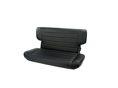 Rugged Ridge Fold&Tumble Rear Seat Black Denim 97-02 Jeep Wrangler - 13463.15