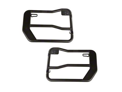 Rugged Ridge Fortis Front Tube Doors with Mirrors 18-23 Jeep - 11509.15