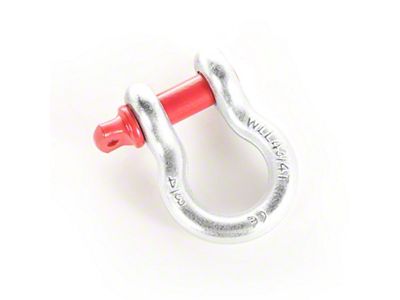 Rugged Ridge Galvanized 9500lb 3/4in D-Ring - 11235.16