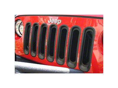 Rugged Ridge Grille Inserts Black 07-18 Jeep Wrangler - 11306.30