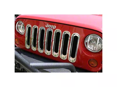 Rugged Ridge Grille Inserts Chrome 07-18 Jeep Wrangler - 11306.20