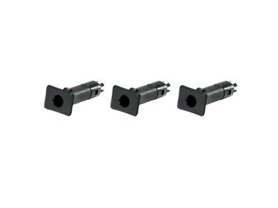 Rugged Ridge Half Door Insert Set Black 87-06 Jeep Wrangler - 11819.15