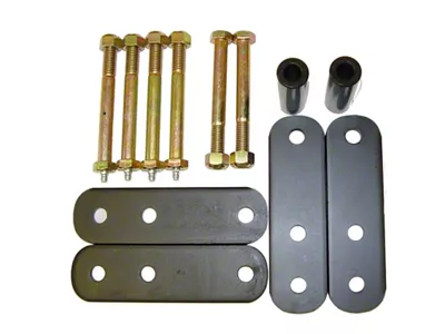 Rugged Ridge HD Front Leaf Spring Shackles 1-In Lift 87-95 - 18265.14