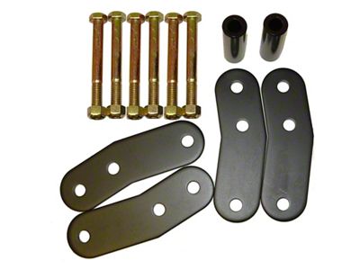 Rugged Ridge HD Rear Leaf Spring Shackles 1-In Lift 87-95 - 18265.17