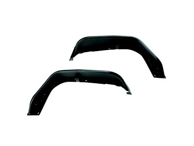Rugged Ridge HD Steel Tube Fenders Front Pair Black 18-19 - 11615.71