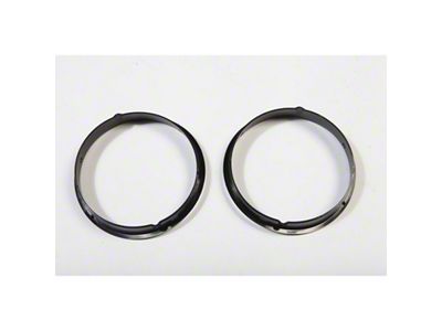 Rugged Ridge Headlight Bezels Black 97-06 Jeep Wrangler - 12419.23
