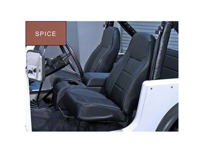 Rugged Ridge High-Back Front Seat Non-Recline Spice 76-02 CJ&Wran - 13401.37