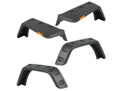 Rugged Ridge Hurricane Fender Flare Kit EU Smooth 07-18 Jeep - 11640.26