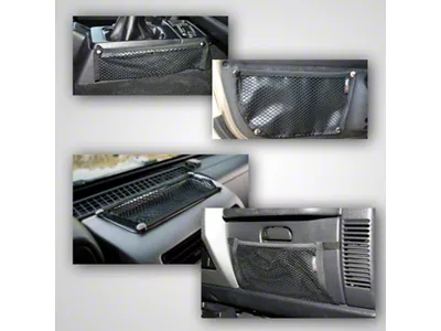Rugged Ridge Interior Mesh Storage Kit 97-06 Jeep Wrangler - 12495.11