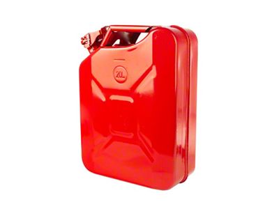 Rugged Ridge 20L Jerry Can; Red (Universal; Some Adaptation May Be Required)