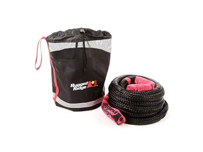 Rugged Ridge Kinetic Recovery Rope with Cinch Storage Bag - 15104.30