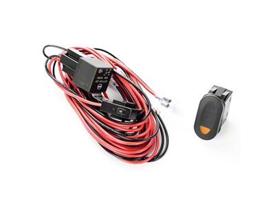 Rugged Ridge Light Wiring Harness Kit 1 Light Amber Switch - 15210.74