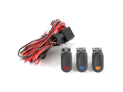 Rugged Ridge Light Wiring Harness Kit 3 Lights - 15210.73
