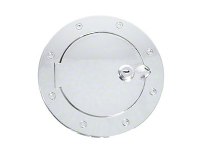 Rugged Ridge Locking Gas Cap Door Polished Alum 97-06TJ - 11425.07
